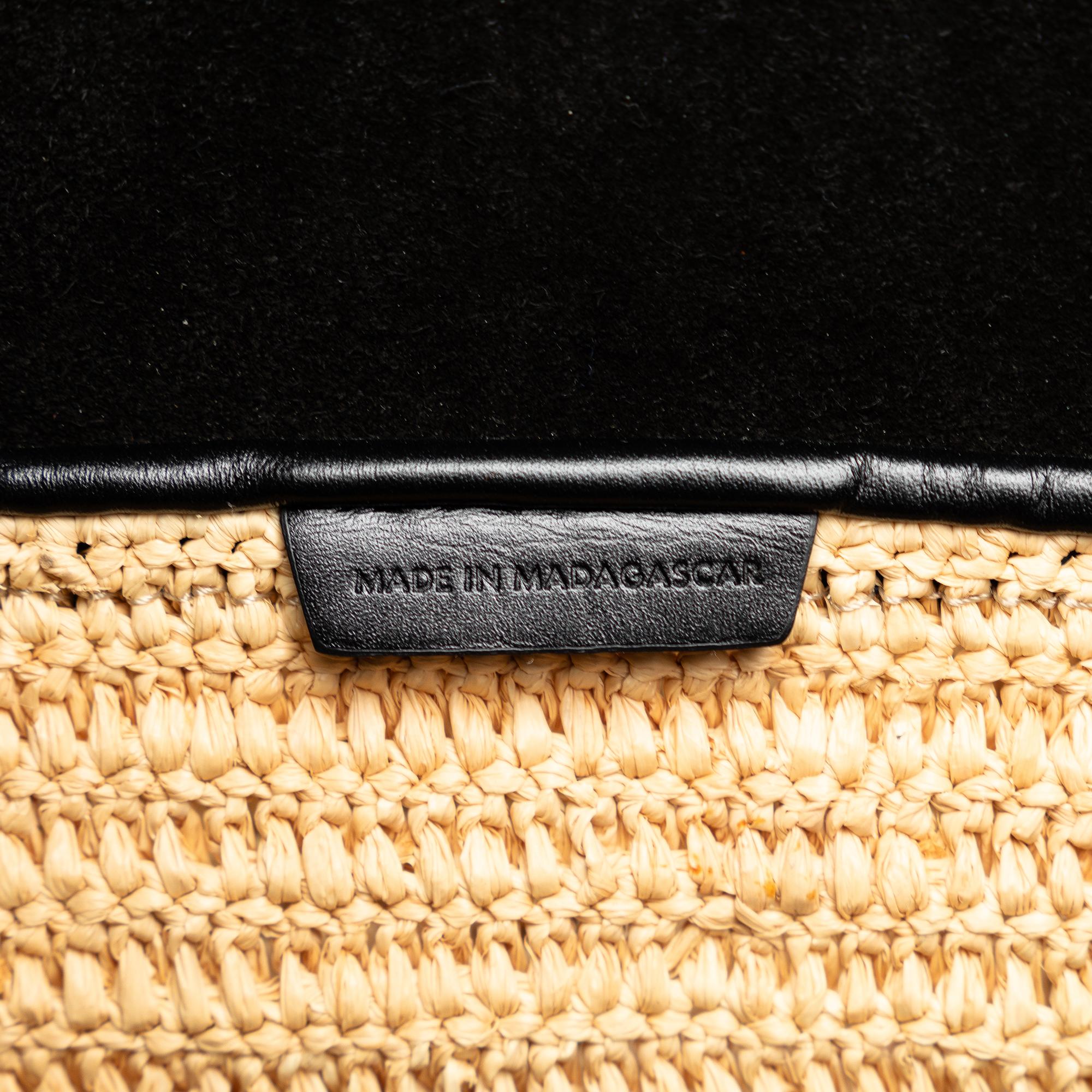 Celine Raffia Basket Satchel (SHG-tjDLMJ)