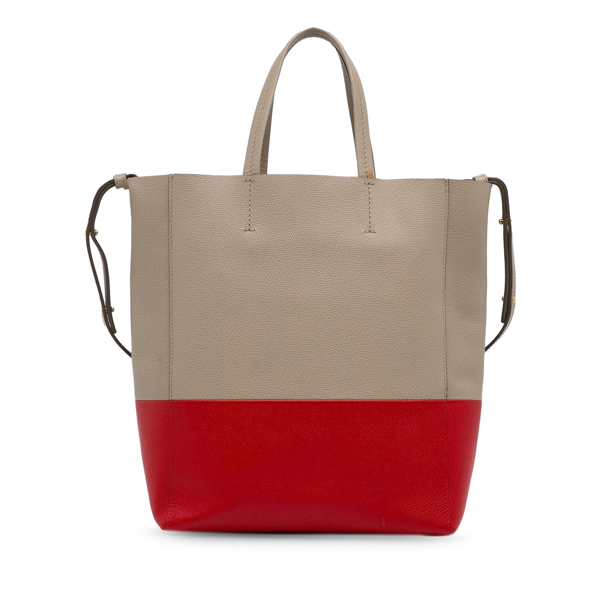 Celine Small Bicolor Vertical Cabas (SHG-EVkU72)