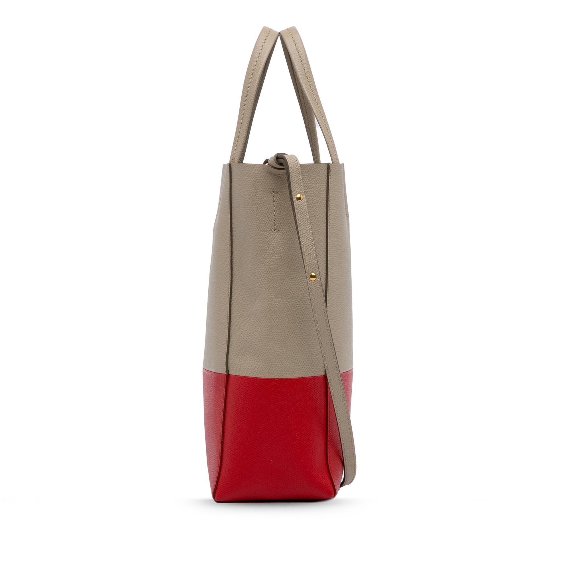 Celine Small Bicolor Vertical Cabas (SHG-EVkU72)