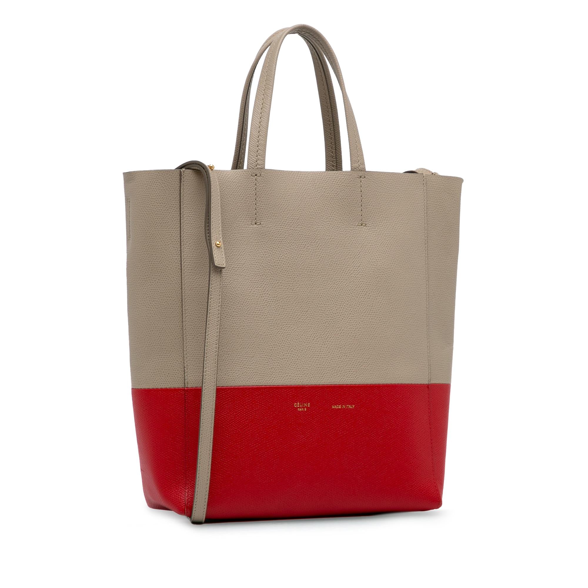 Celine Small Bicolor Vertical Cabas (SHG-EVkU72)