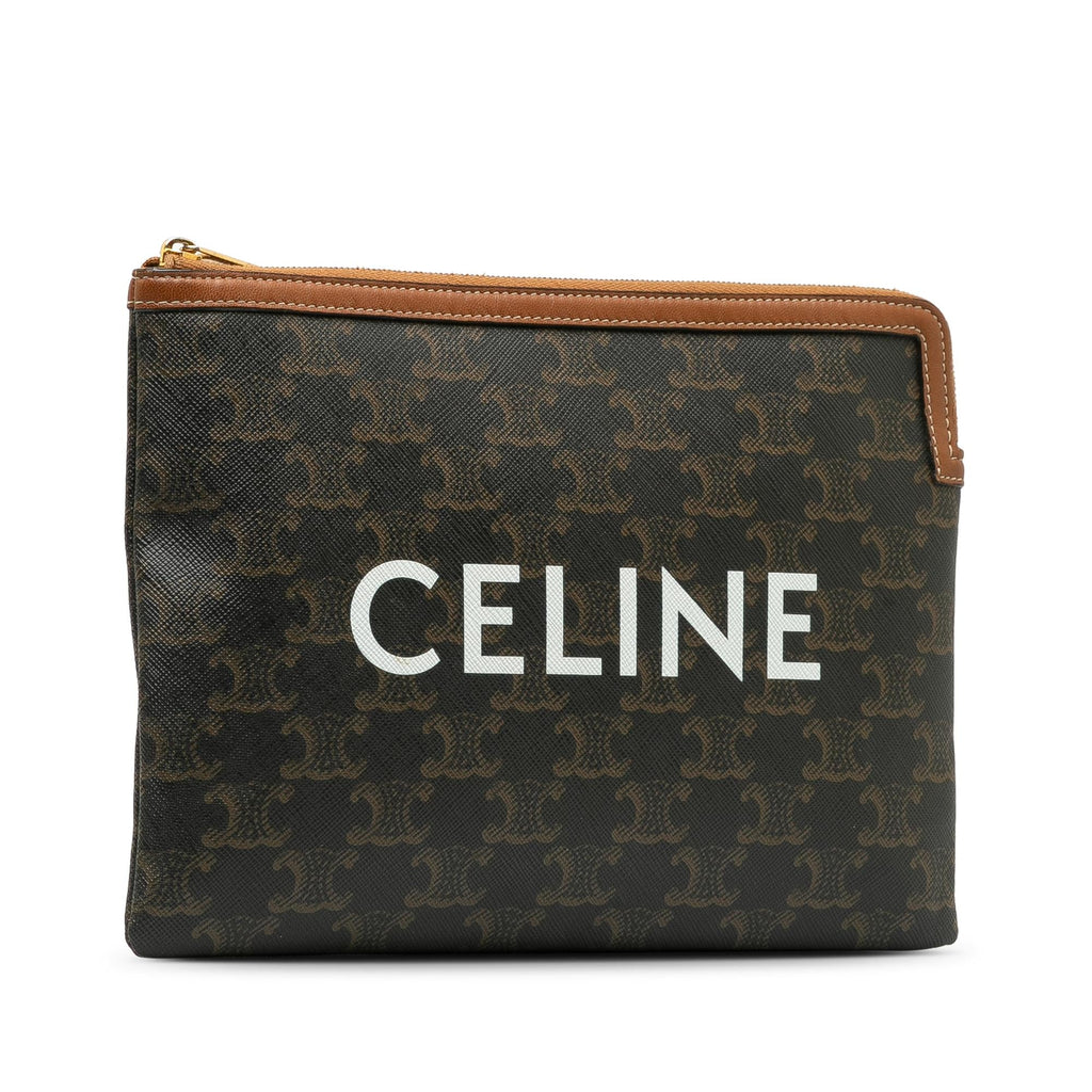 Celine Small Triomphe Clutch Bag (SHG-WggCPa)