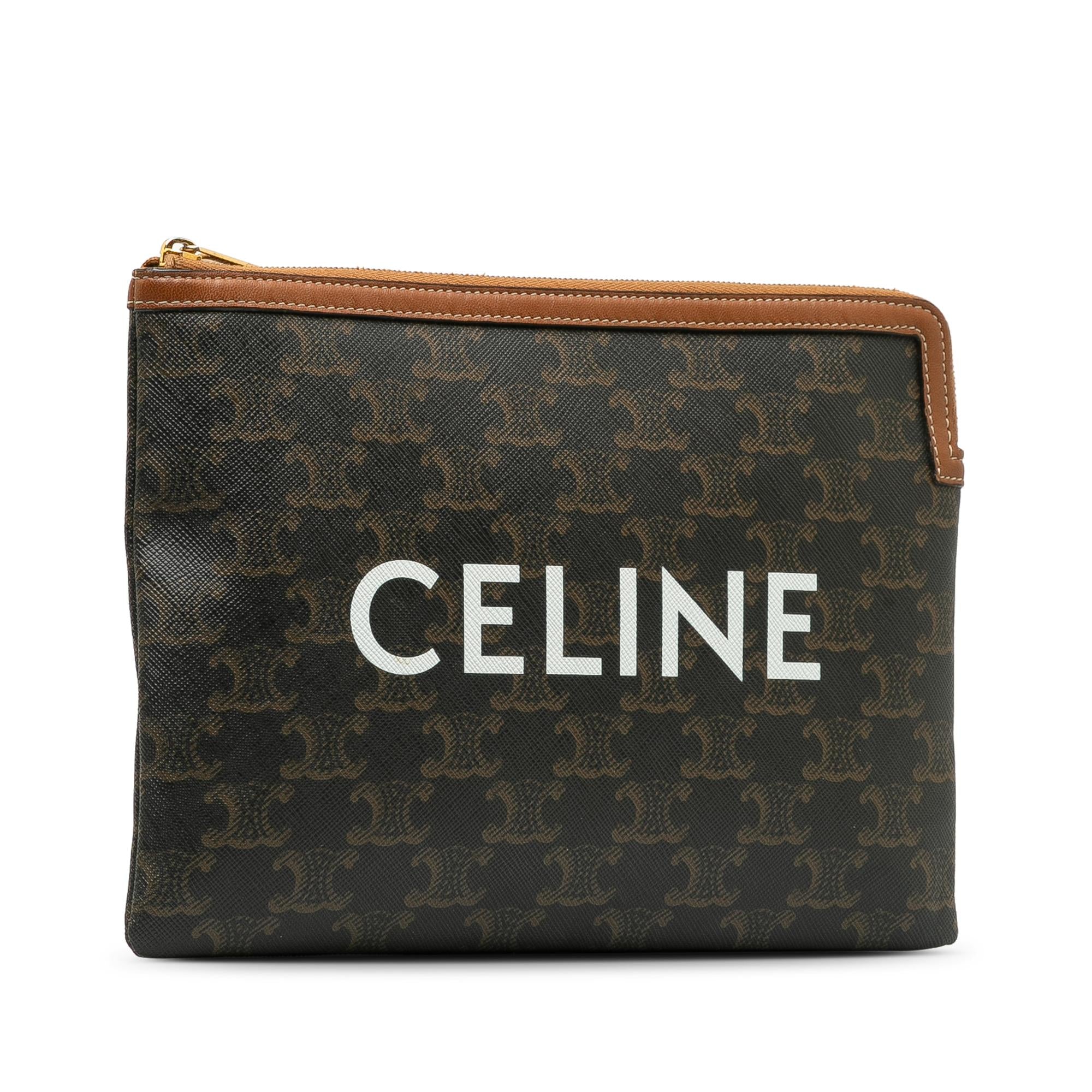 Celine Small Triomphe Clutch Bag (SHG-WggCPa)