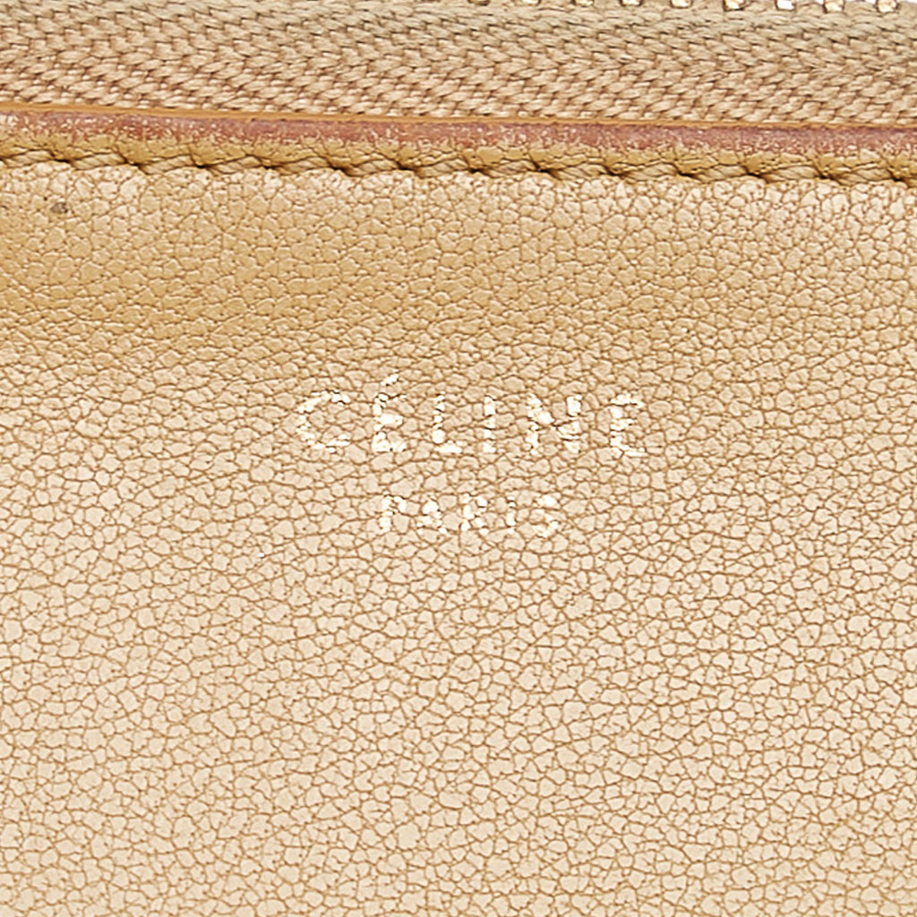 Celine Solo Bicolor Leather Clutch Bag (SHG-27825)