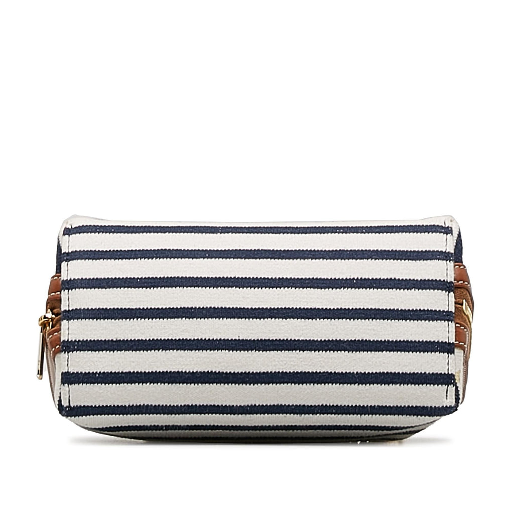 Celine Stripe Triomphe Clutch On Chain (SHG-5CjOmH)