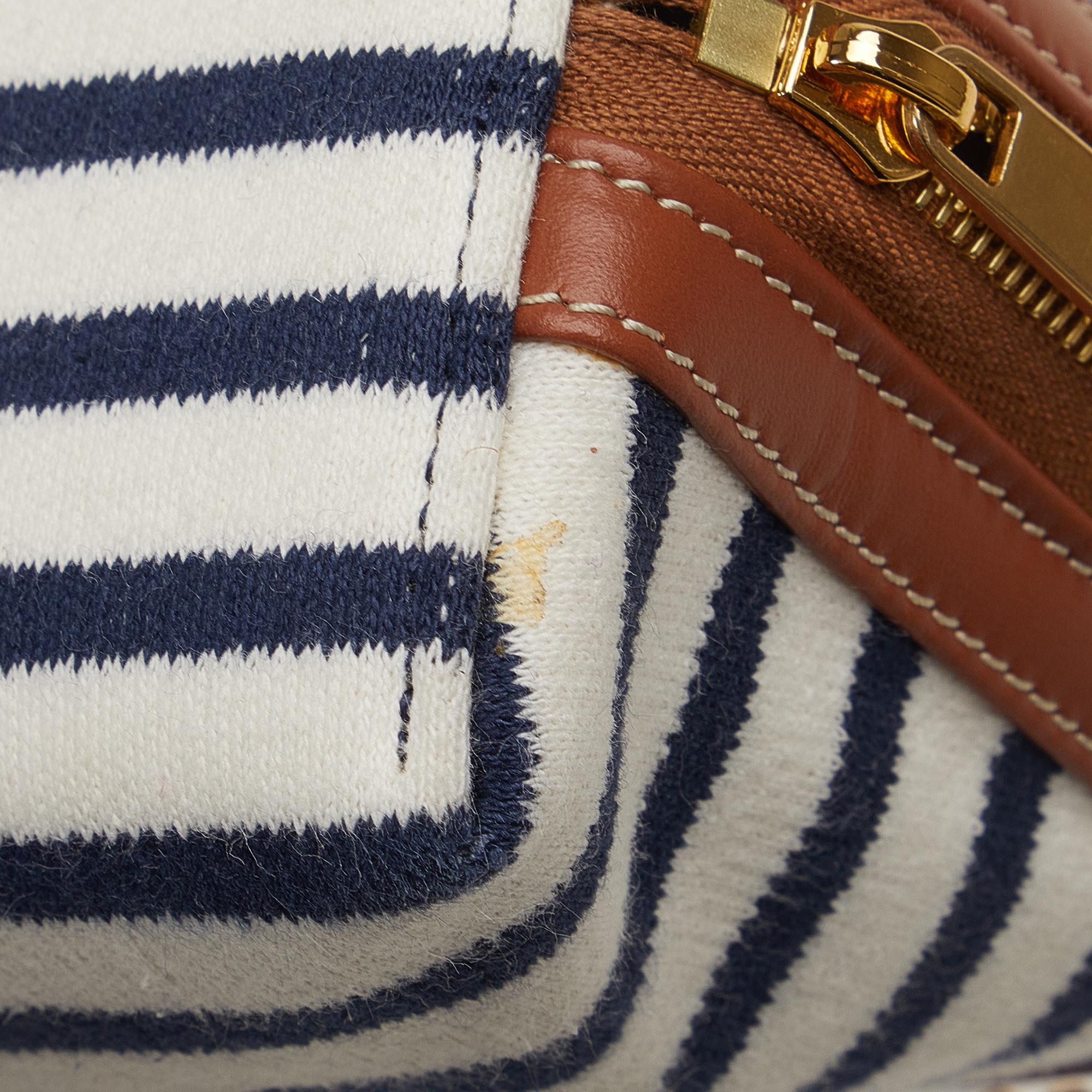 Celine Stripe Triomphe Clutch On Chain (SHG-5CjOmH)