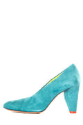 CÃƒÆ’Ã‚Â©line Teal Suede Pumps 36 Sale