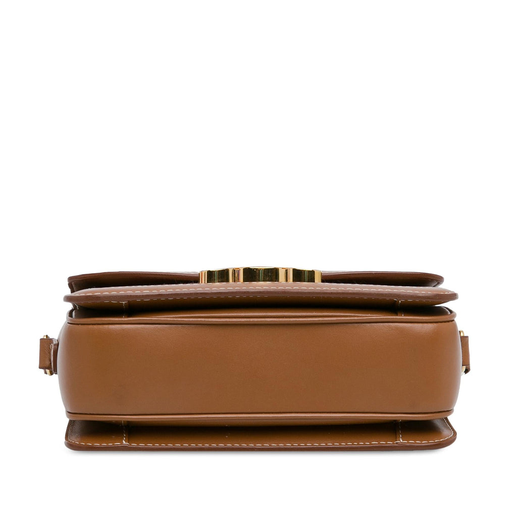 Celine Teen Embroidered Canvas Triomphe Crossbody (SHG-fY2a1z)