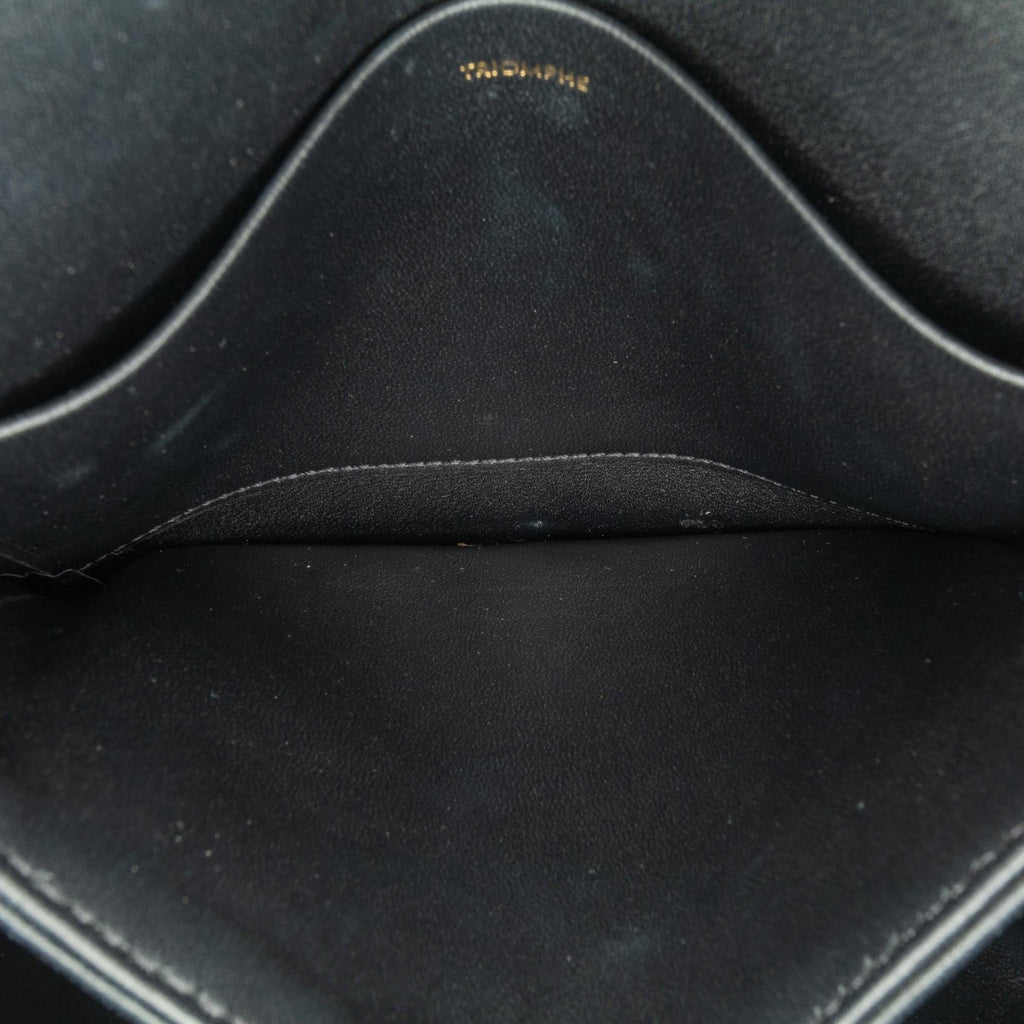 Celine Teen Shiny Calfskin Triomphe Bag (SHG-vb9Nof)