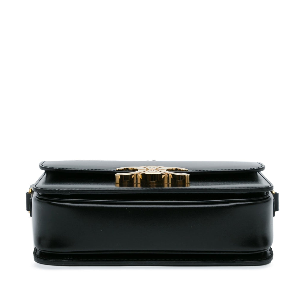 Celine Teen Shiny Calfskin Triomphe Crossbody (SHG-wclCE3)
