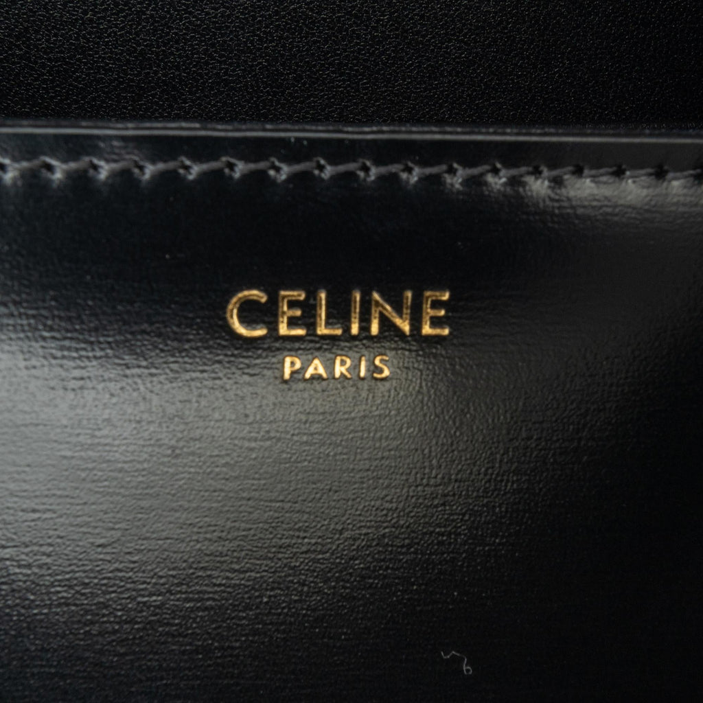 Celine Teen Shiny Calfskin Triomphe Crossbody (SHG-wclCE3)