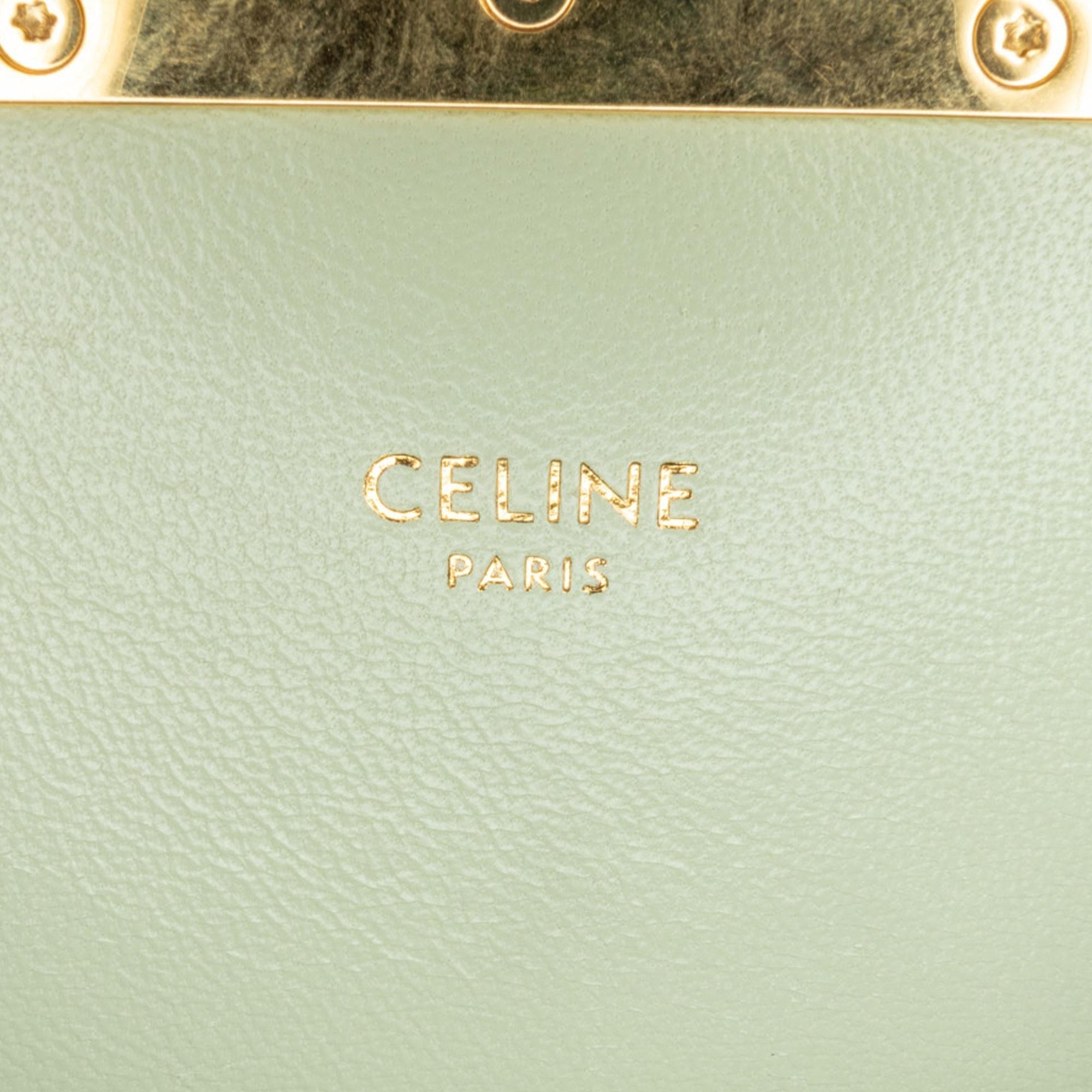 Celine Teen Triomphe Coated Canvas Crossbody (SHG-BkfEzs)