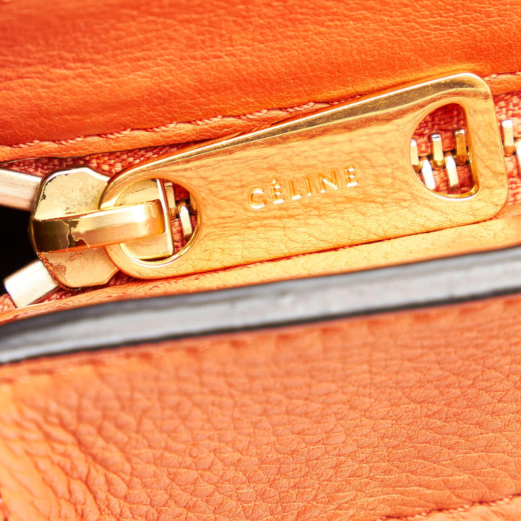 Celine Trapeze Leather Satchel (SHG-31102)