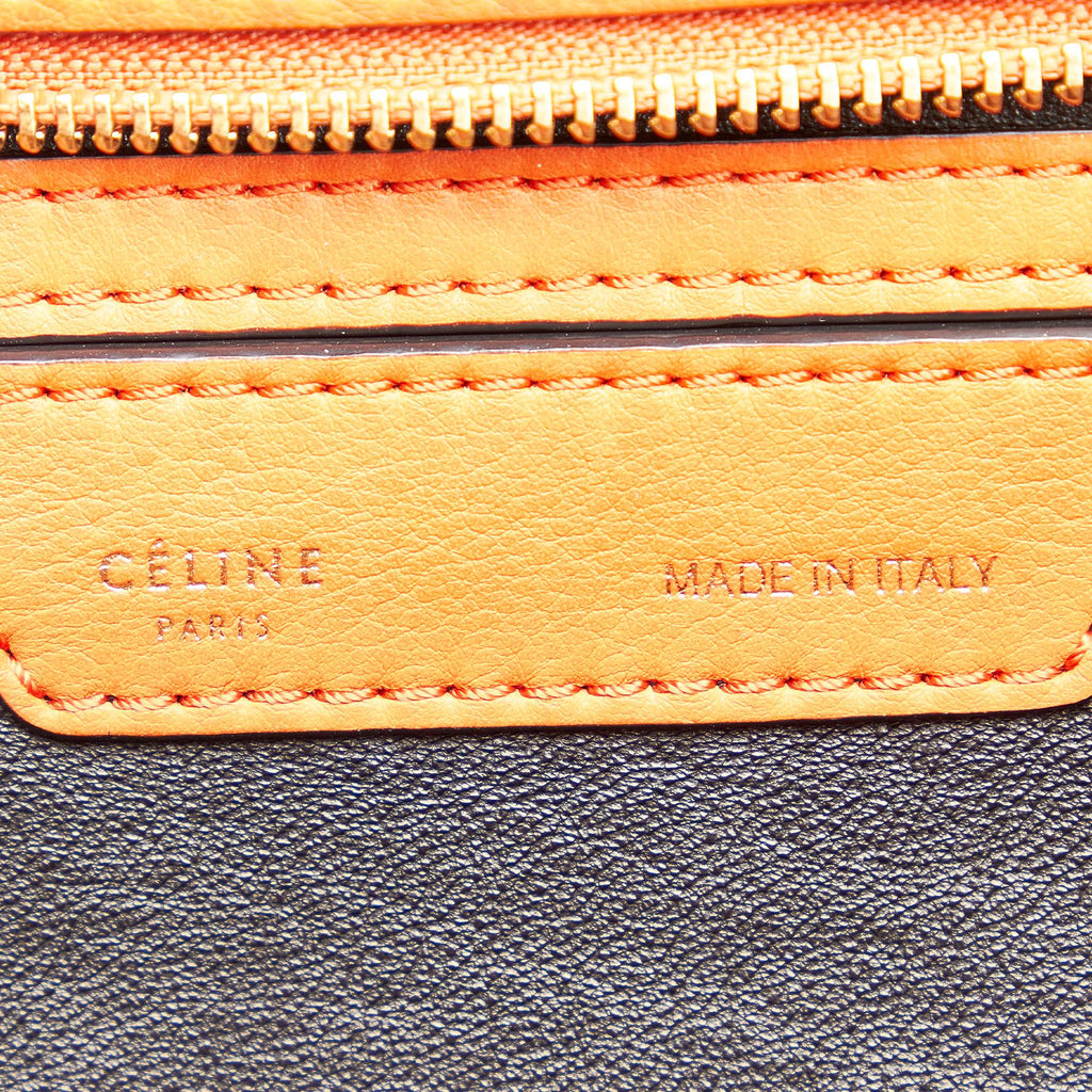 Celine Trapeze Leather Satchel (SHG-31102)