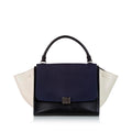 Celine Trapeze Tricolor Leather Satchel (SHG-24641)