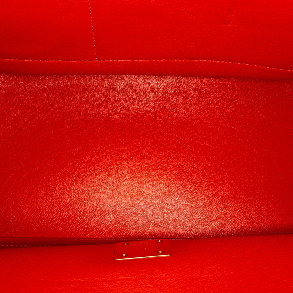 Celine Trapeze Tricolor Leather Satchel (SHG-25820)