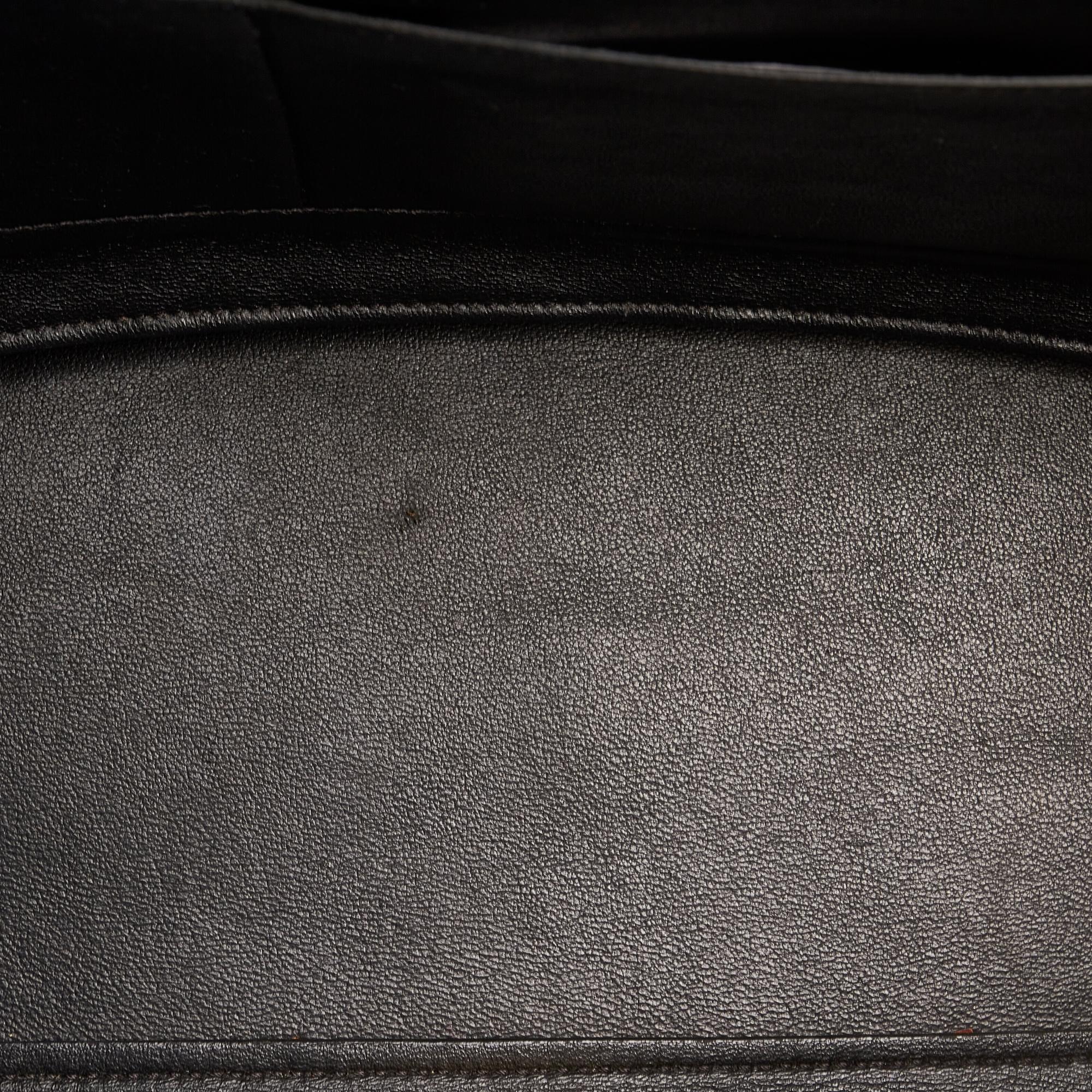 Celine Trapeze Tricolor Leather Satchel (SHG-26764)