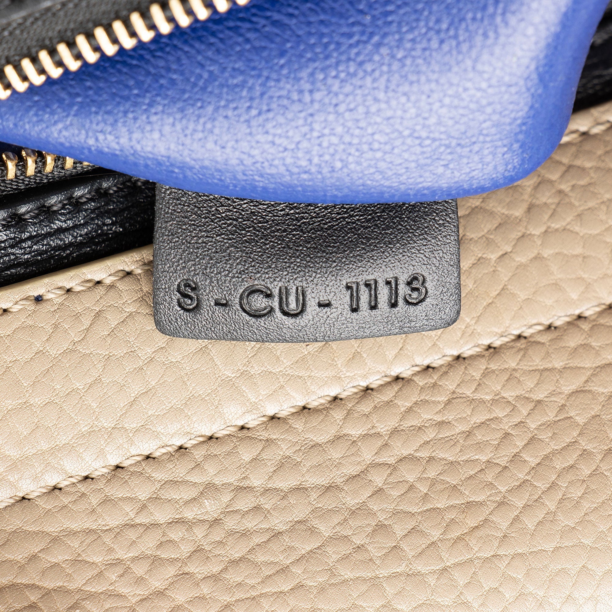 Celine Tricolor Calfskin Medium Trapeze Bag (SHF-BGiPD7)