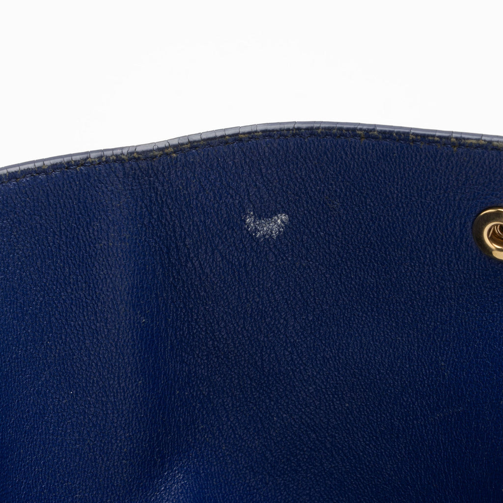 Celine Tricolor Calfskin Medium Trapeze Bag (SHF-BGiPD7)