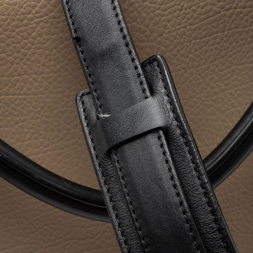 Celine Tricolor Calfskin Medium Trapeze Bag (SHF-BGiPD7)