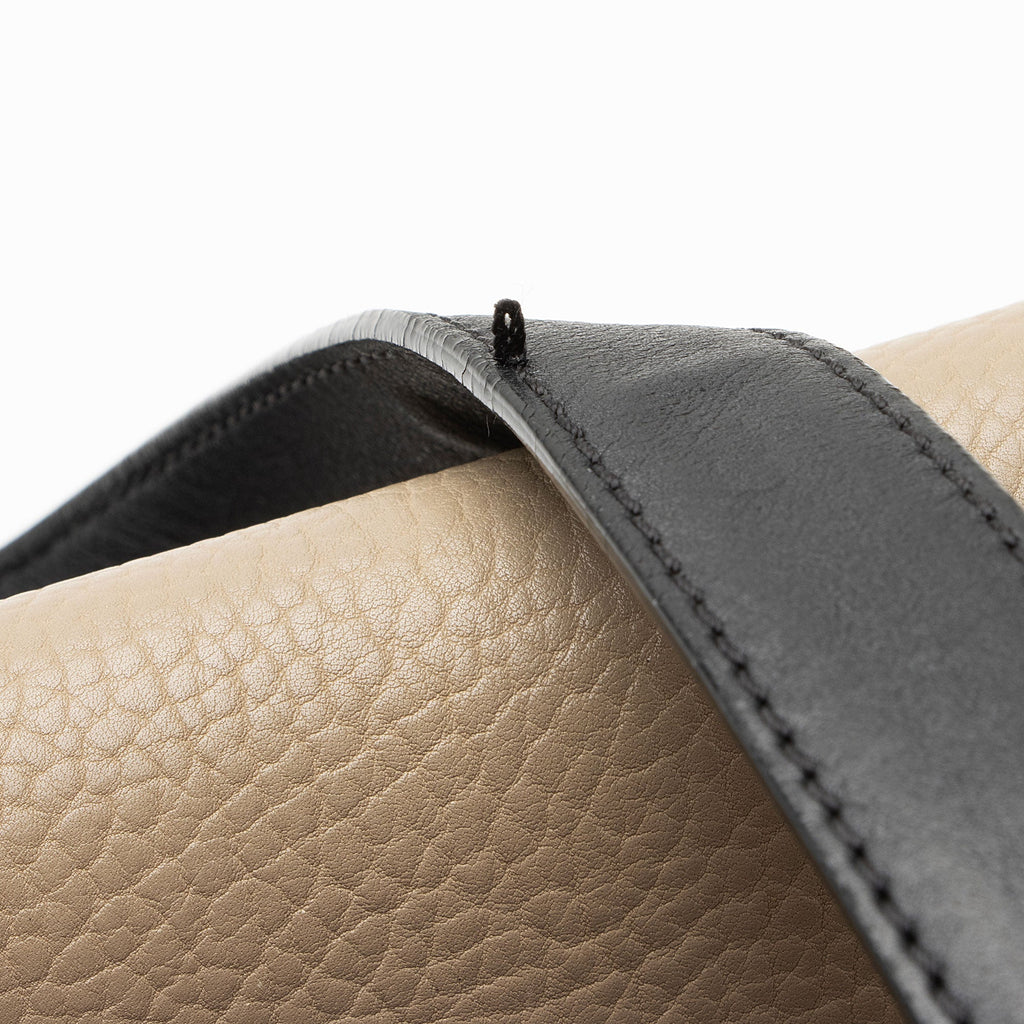Celine Tricolor Calfskin Medium Trapeze Bag (SHF-BGiPD7)