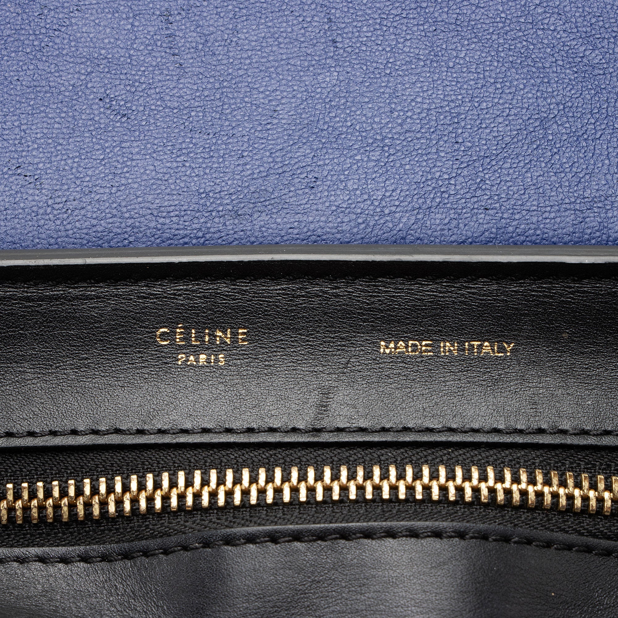 Celine Tricolor Calfskin Medium Trapeze Bag (SHF-BGiPD7)