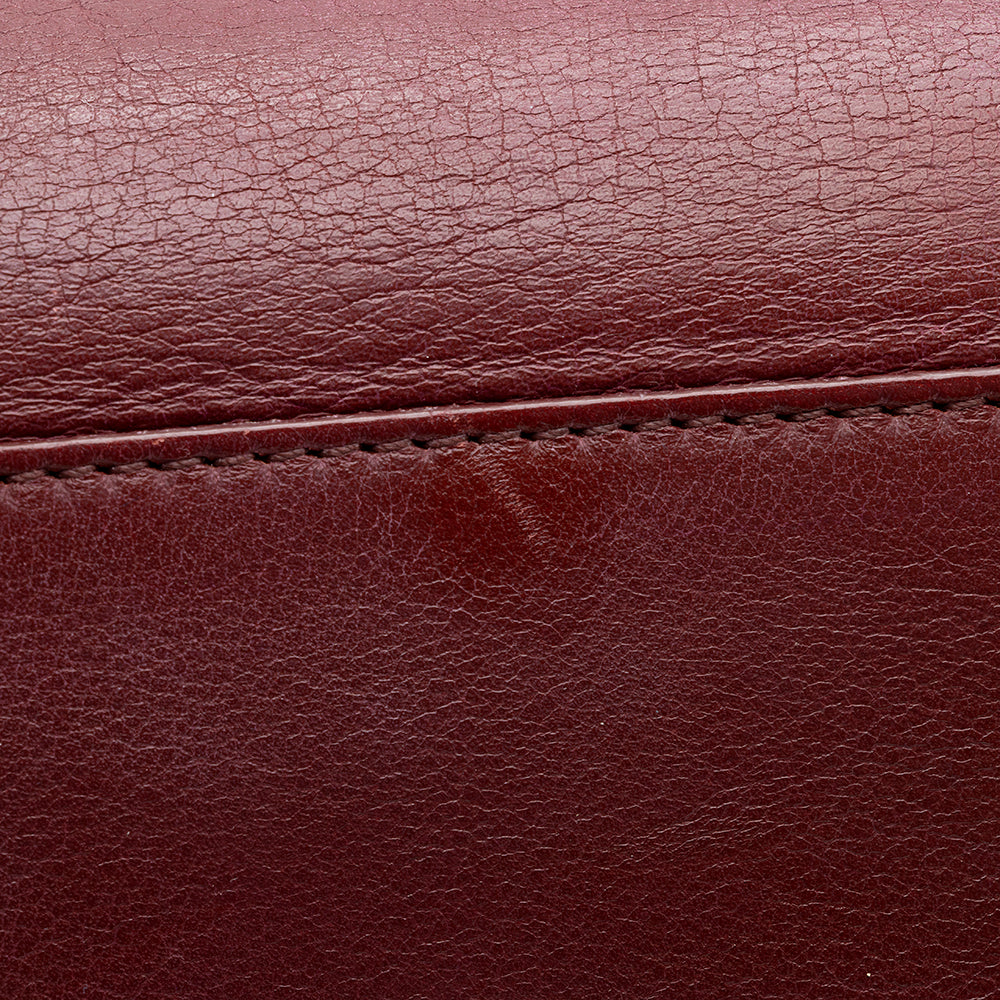 Celine Tricolor Calfskin Small Trapeze Bag (SHF-20414)
