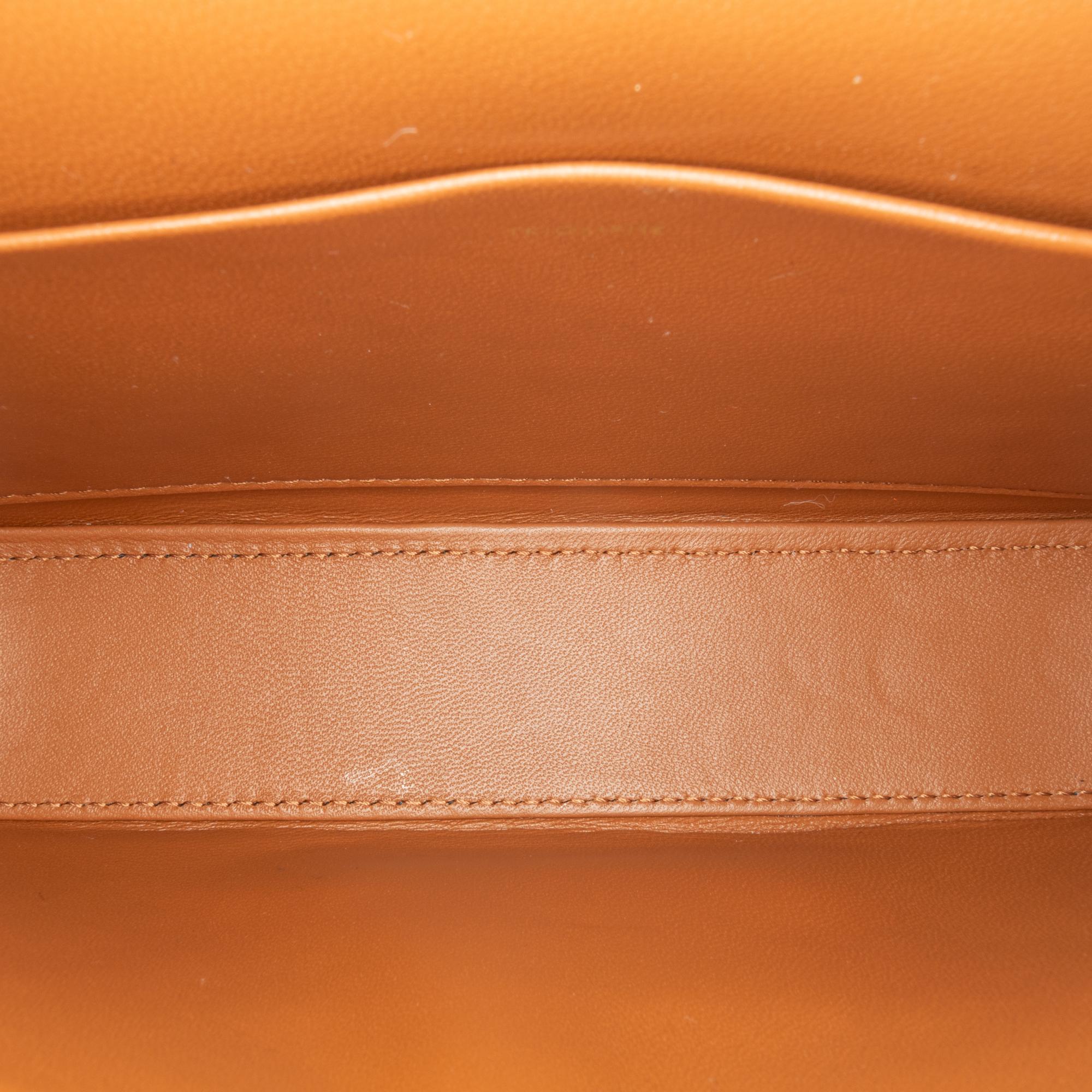 Celine Triomphe Calfskin Claude Shoulder Bag (SHG-bdLDog)