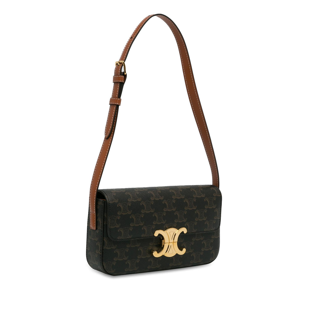 Celine Triomphe Claude Shoulder Bag (SHG-3lPywQ)