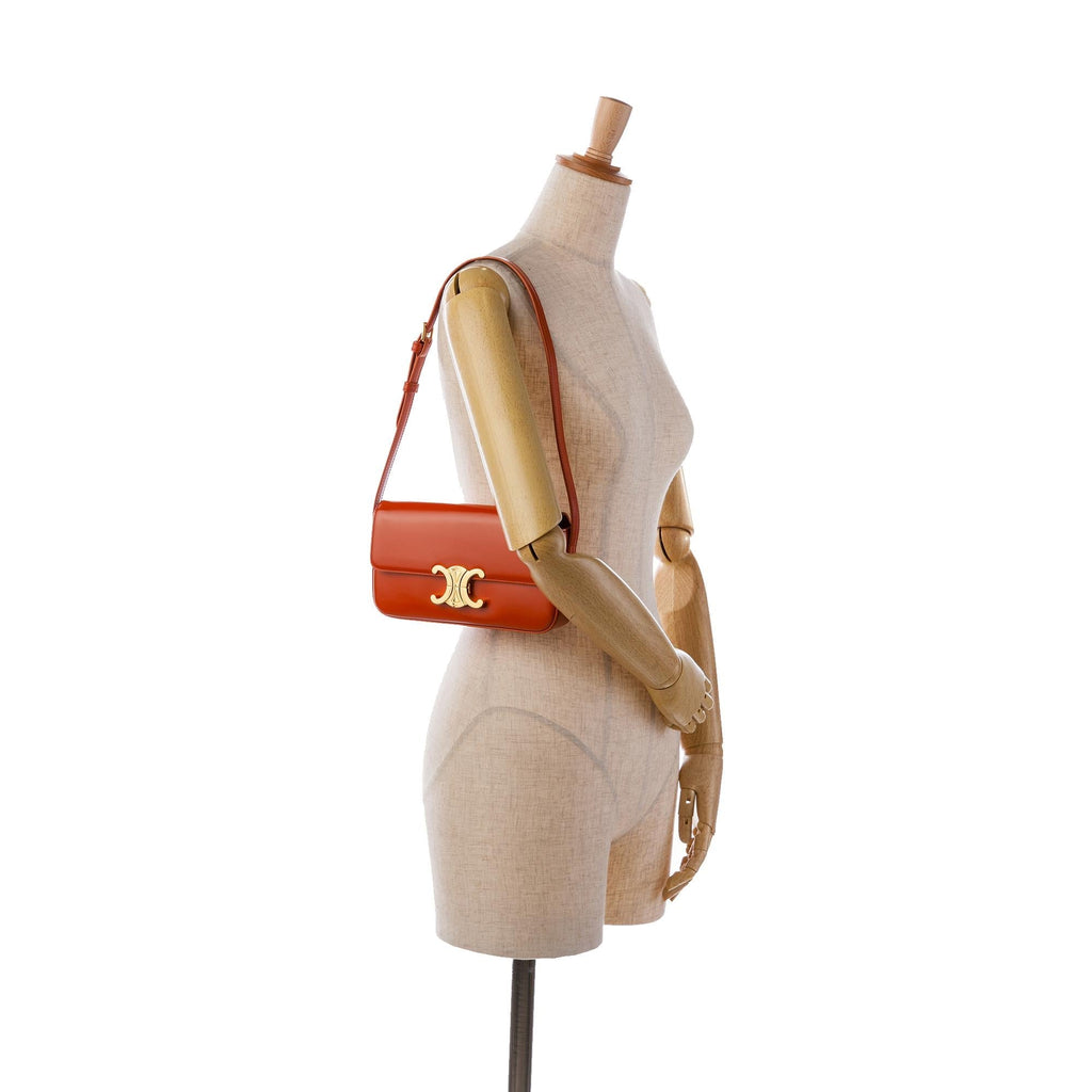Celine Triomphe Claude Shoulder Bag (SHG-gBBgXO)