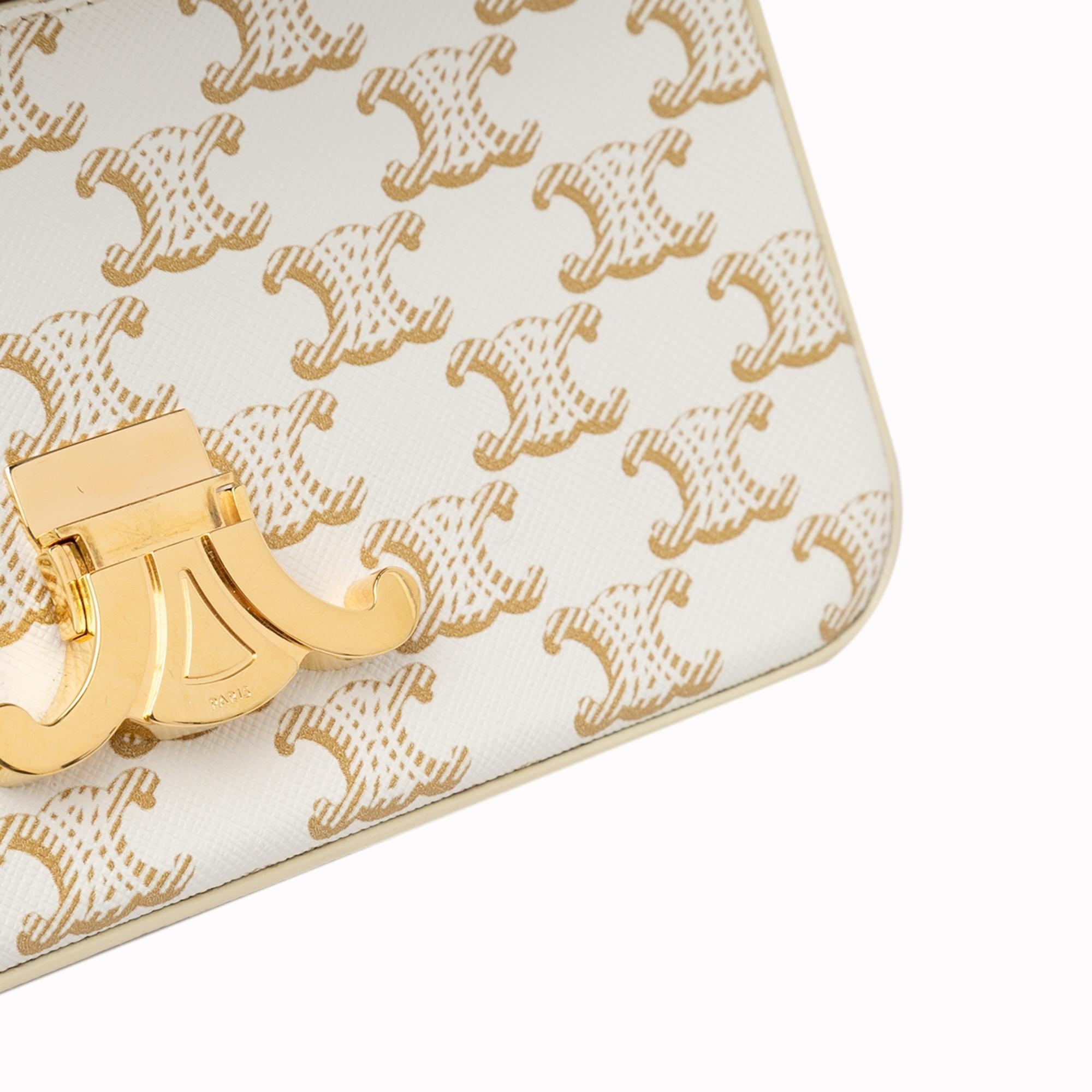 Celine Triomphe Claude Shoulder Bag (SHG-QbDaYh)
