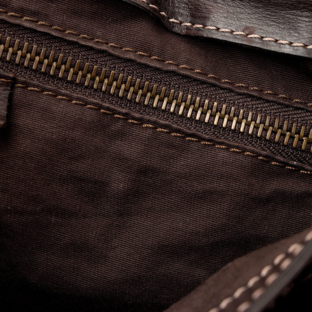 Celine Vintage Leather Buckle Shoulder Bag (SHF-2mqWEo)