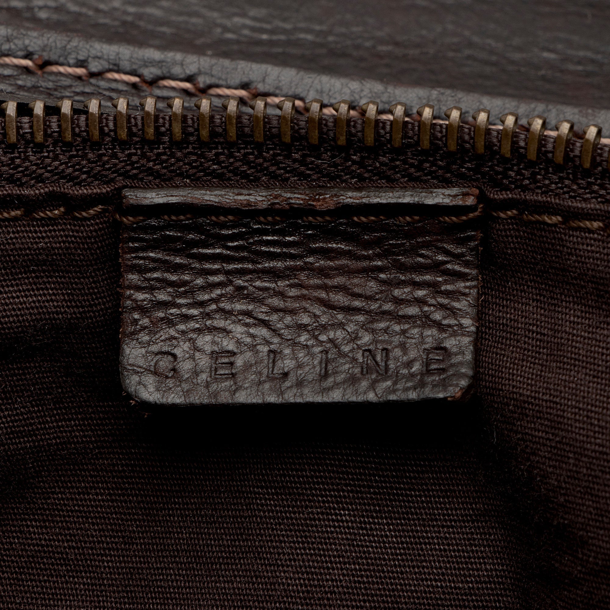 Celine Vintage Leather Buckle Shoulder Bag (SHF-2mqWEo)