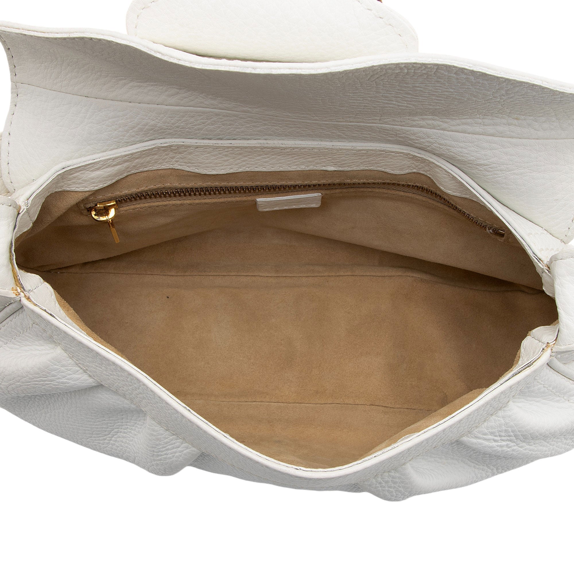Celine Vintage Leather Buckle Shoulder Bag (SHF-Eqi2Xs)