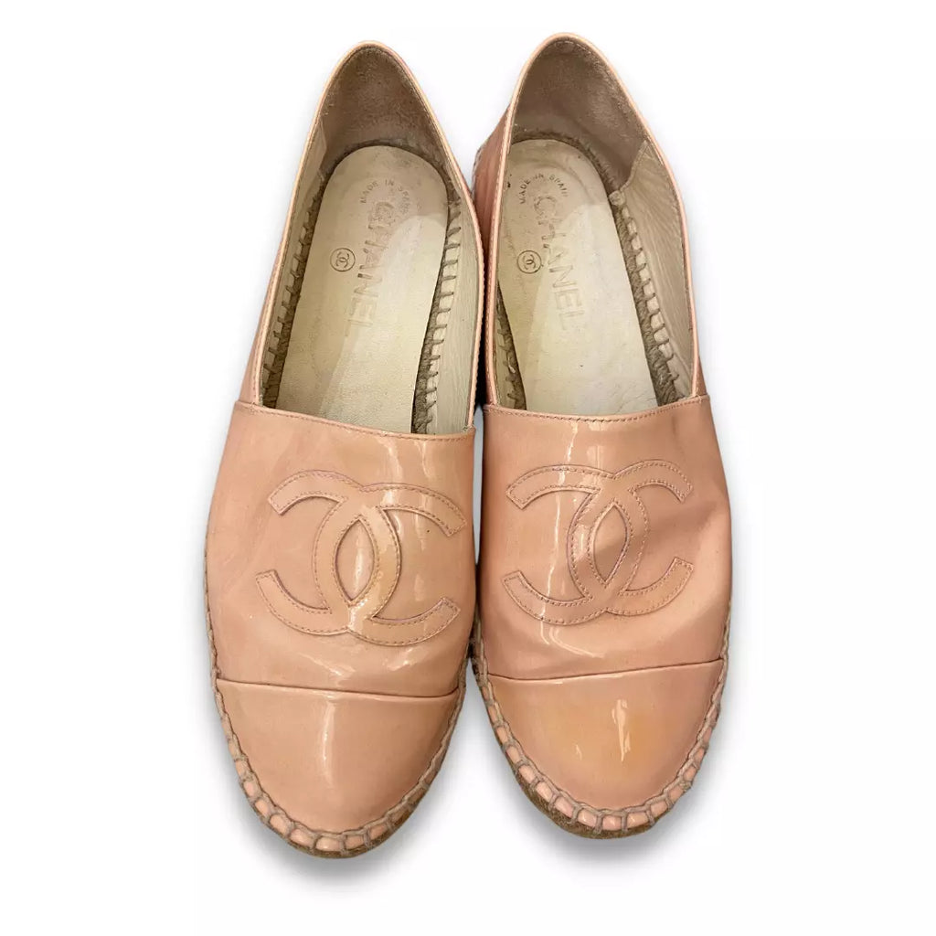 CHANEL PINK ESPADRILLES