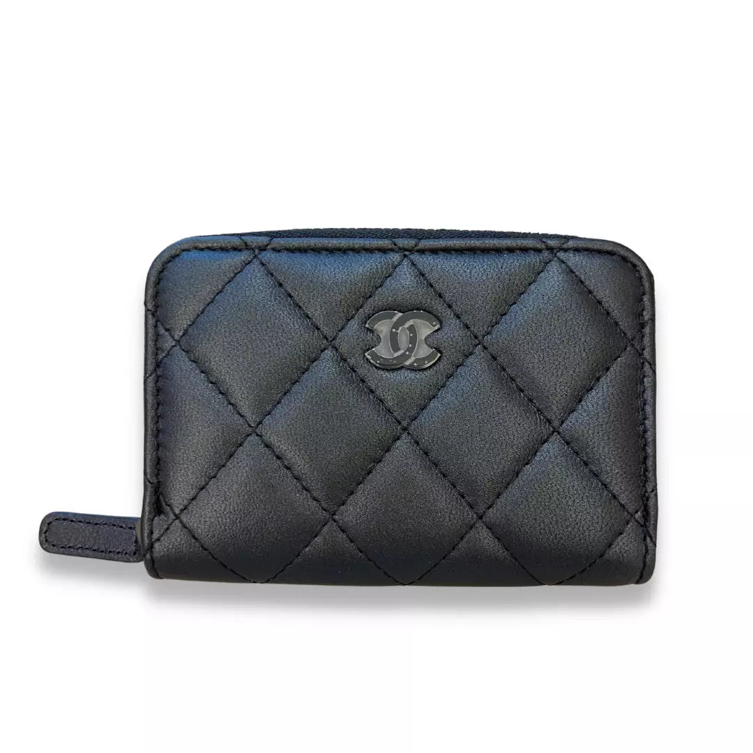 CHANEL BLACK CARD HOLDER SO BLACK LIMITED EDITION