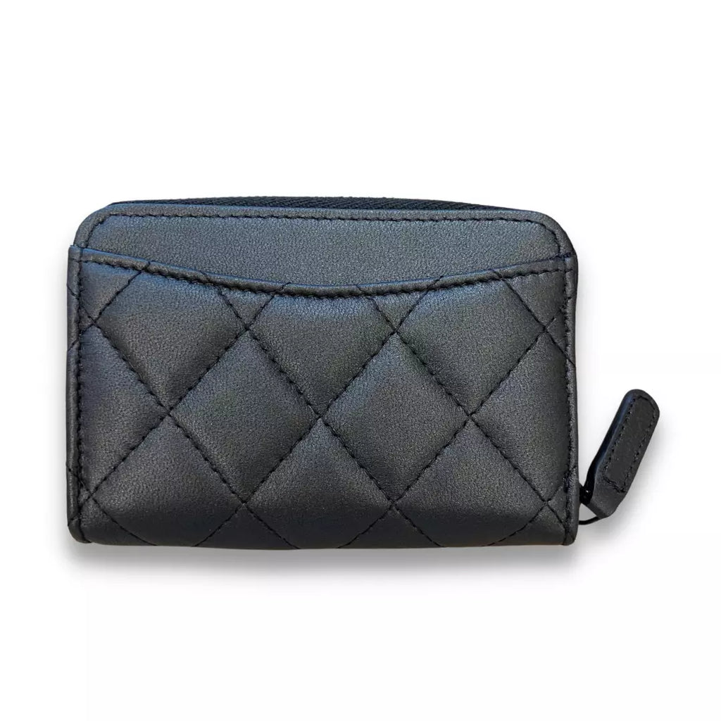 CHANEL BLACK CARD HOLDER SO BLACK LIMITED EDITION