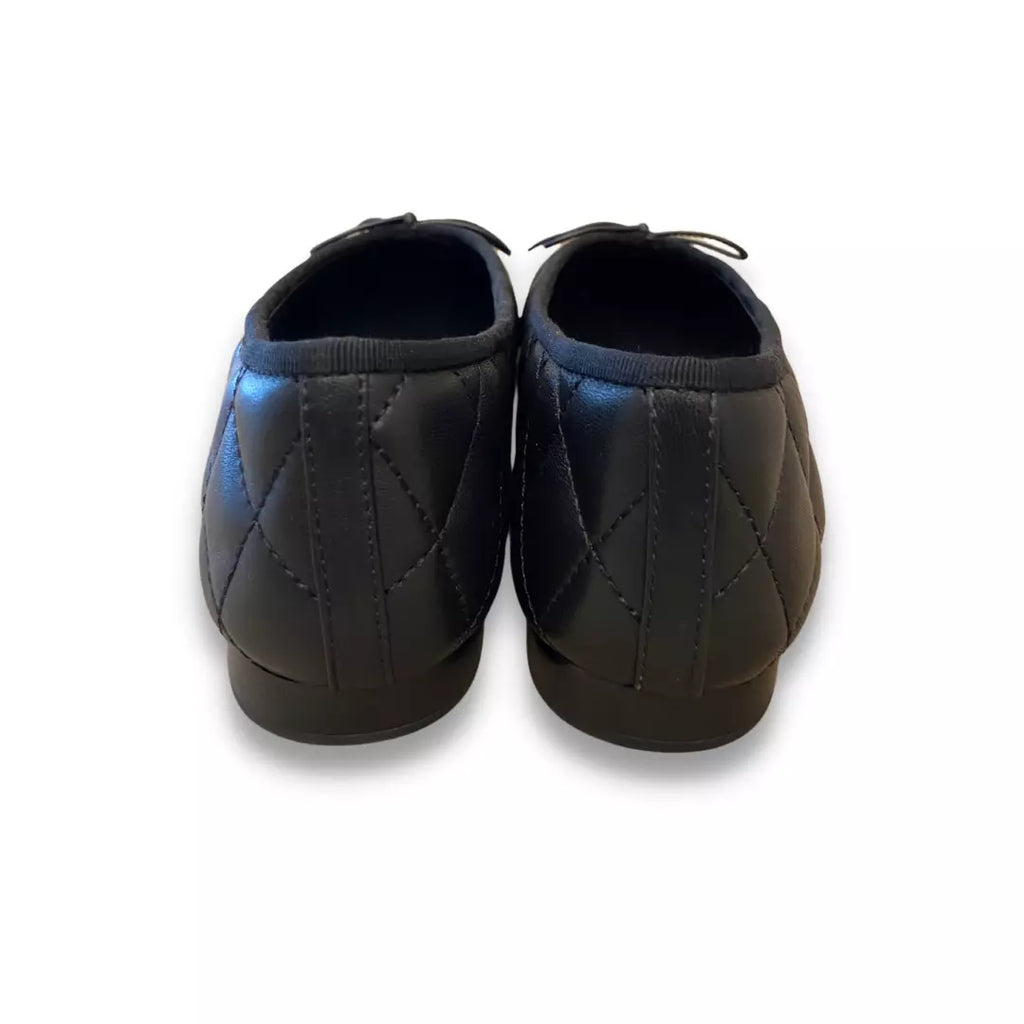 CHANEL BLACK BALLET FLATS