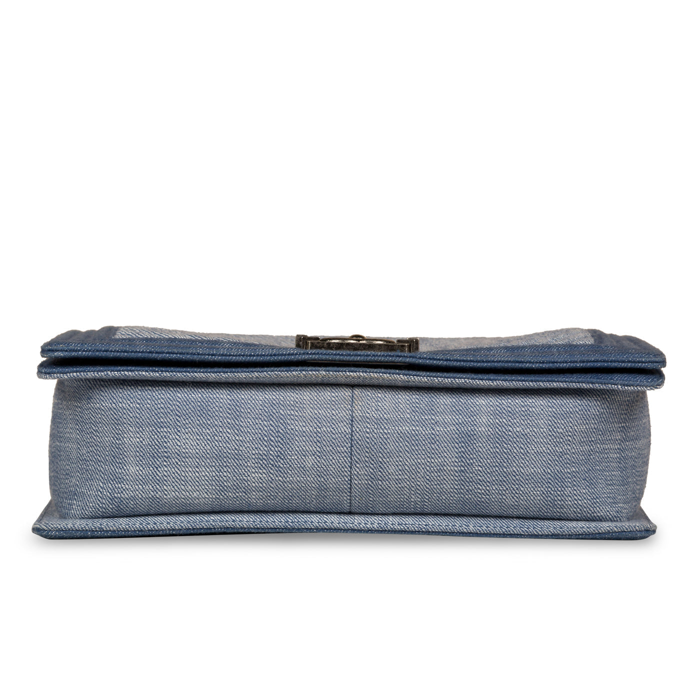Chanel Denim Chevron Boy Bag - Medium