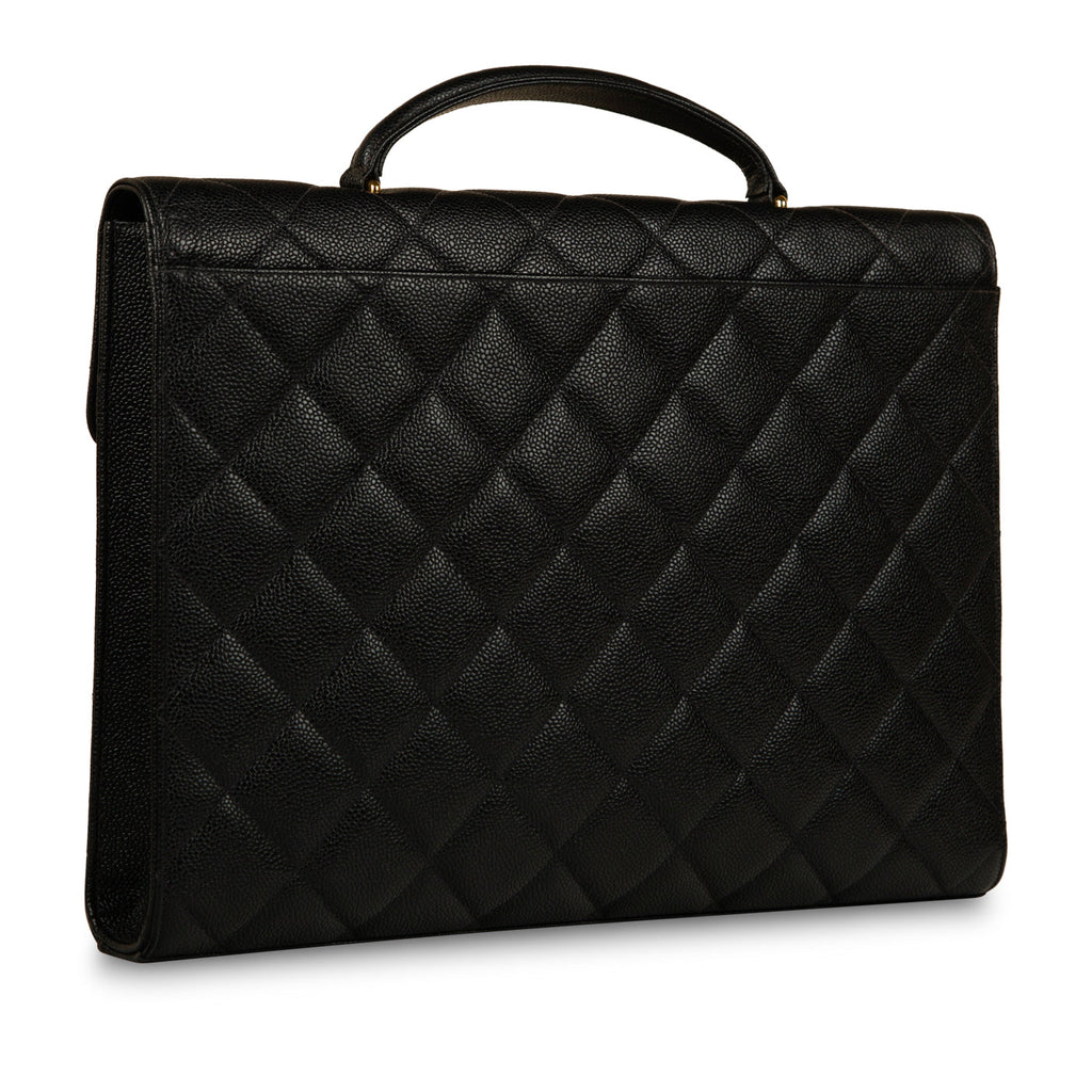 Chanel Vintage Caviar Briefcase