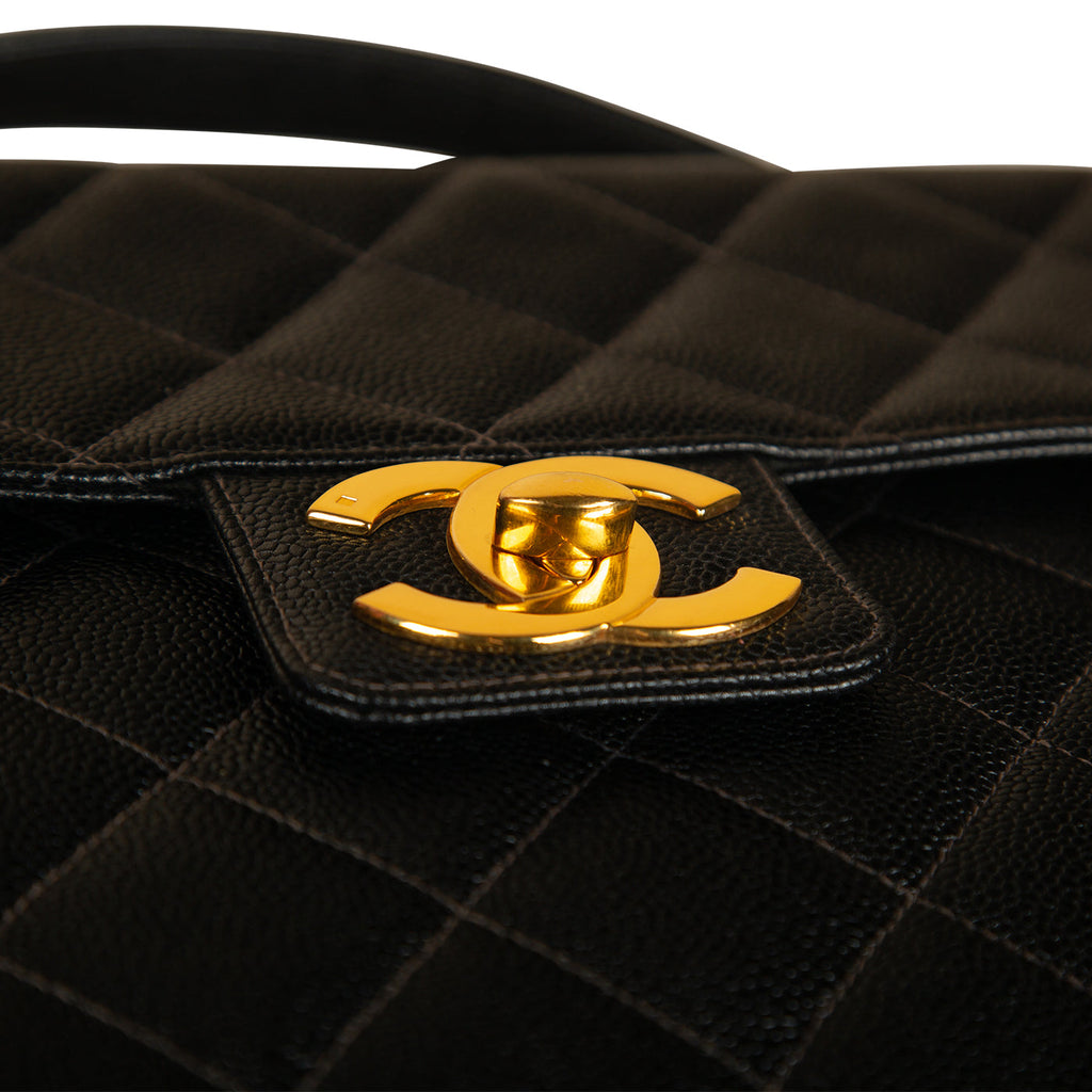 Chanel Vintage Caviar Briefcase