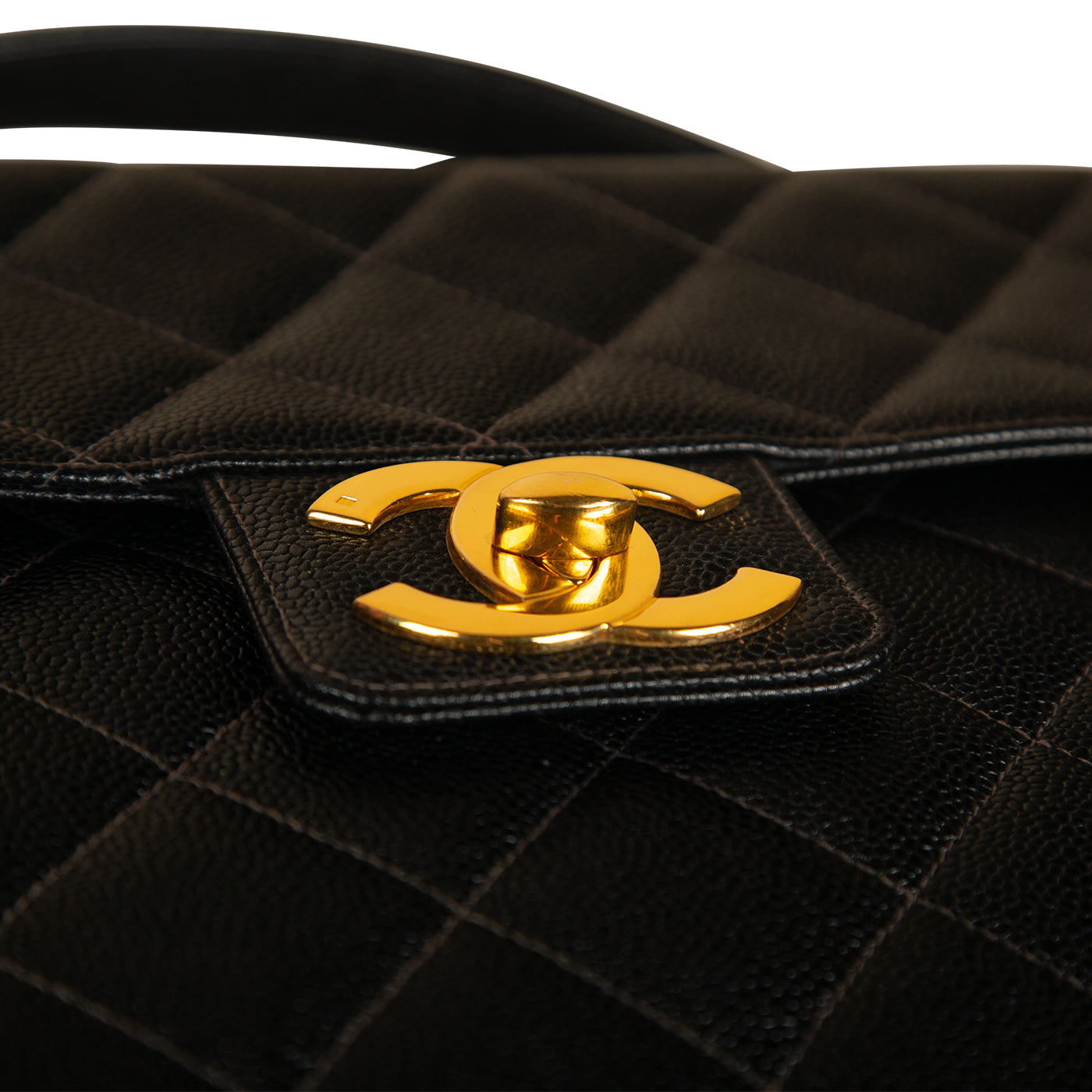Chanel Vintage Caviar Briefcase