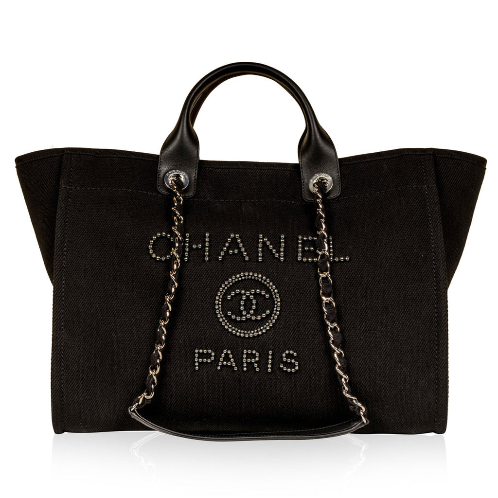 Chanel Studded Deauville Tote