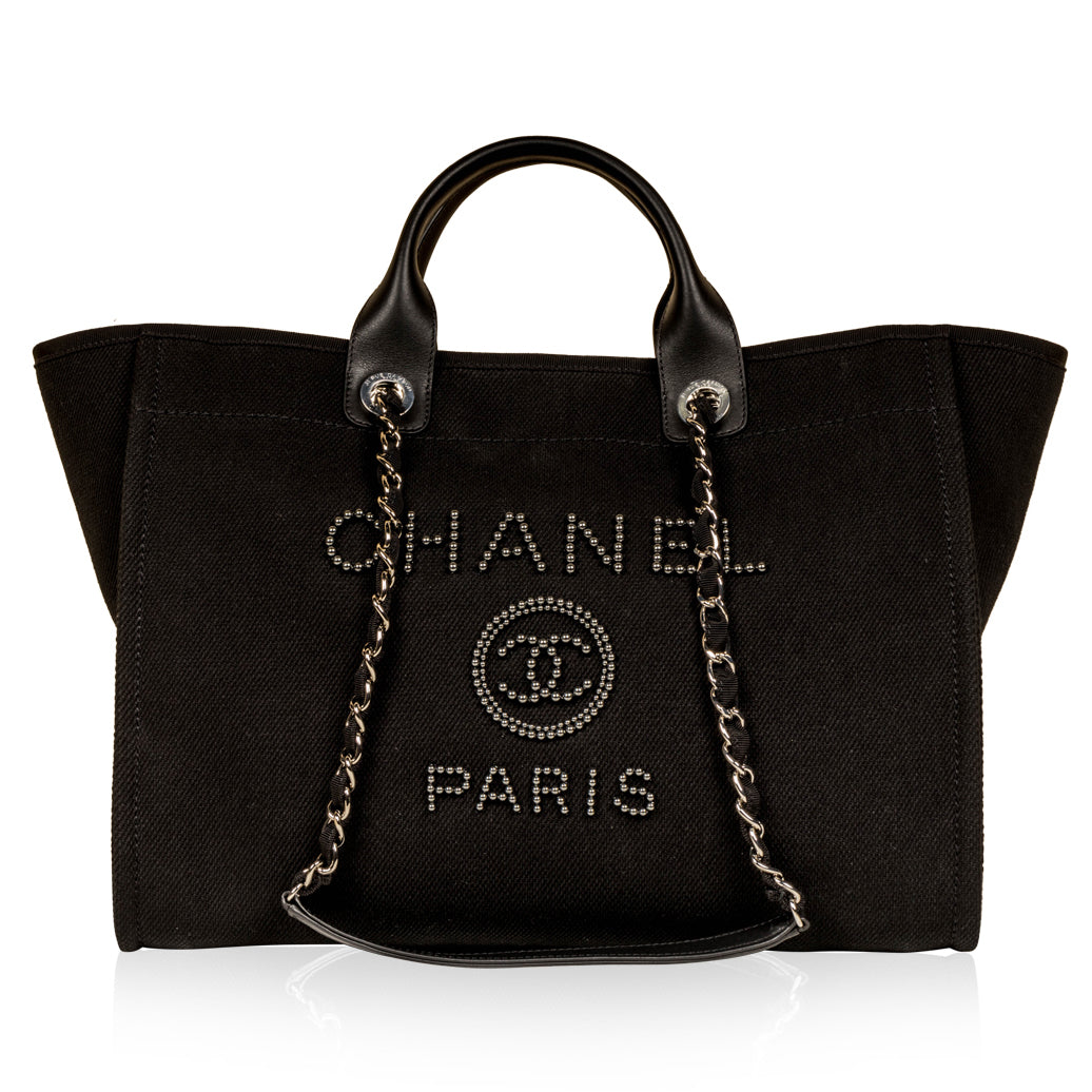 Chanel Studded Deauville Tote