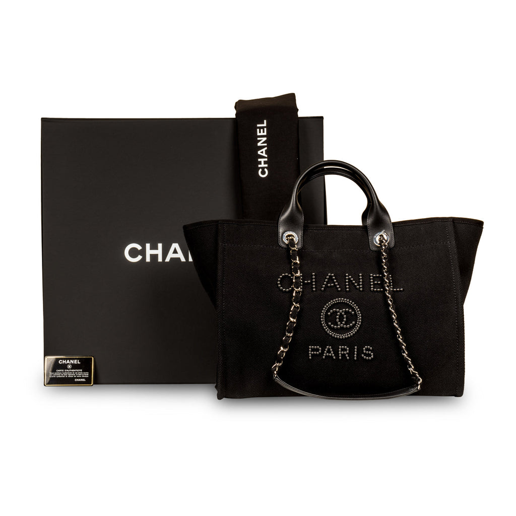 Chanel Studded Deauville Tote
