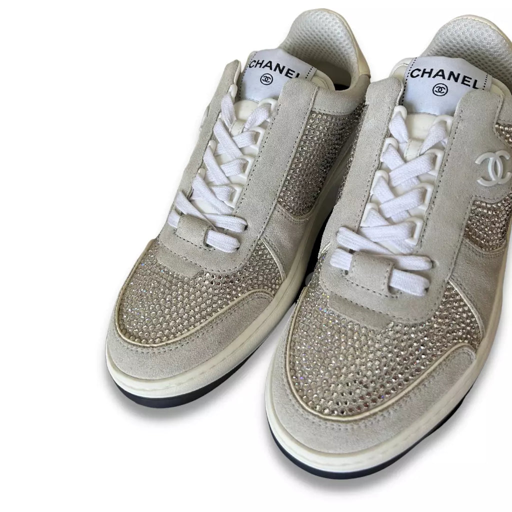 CHANEL CRYSTALS CC SNEAKER