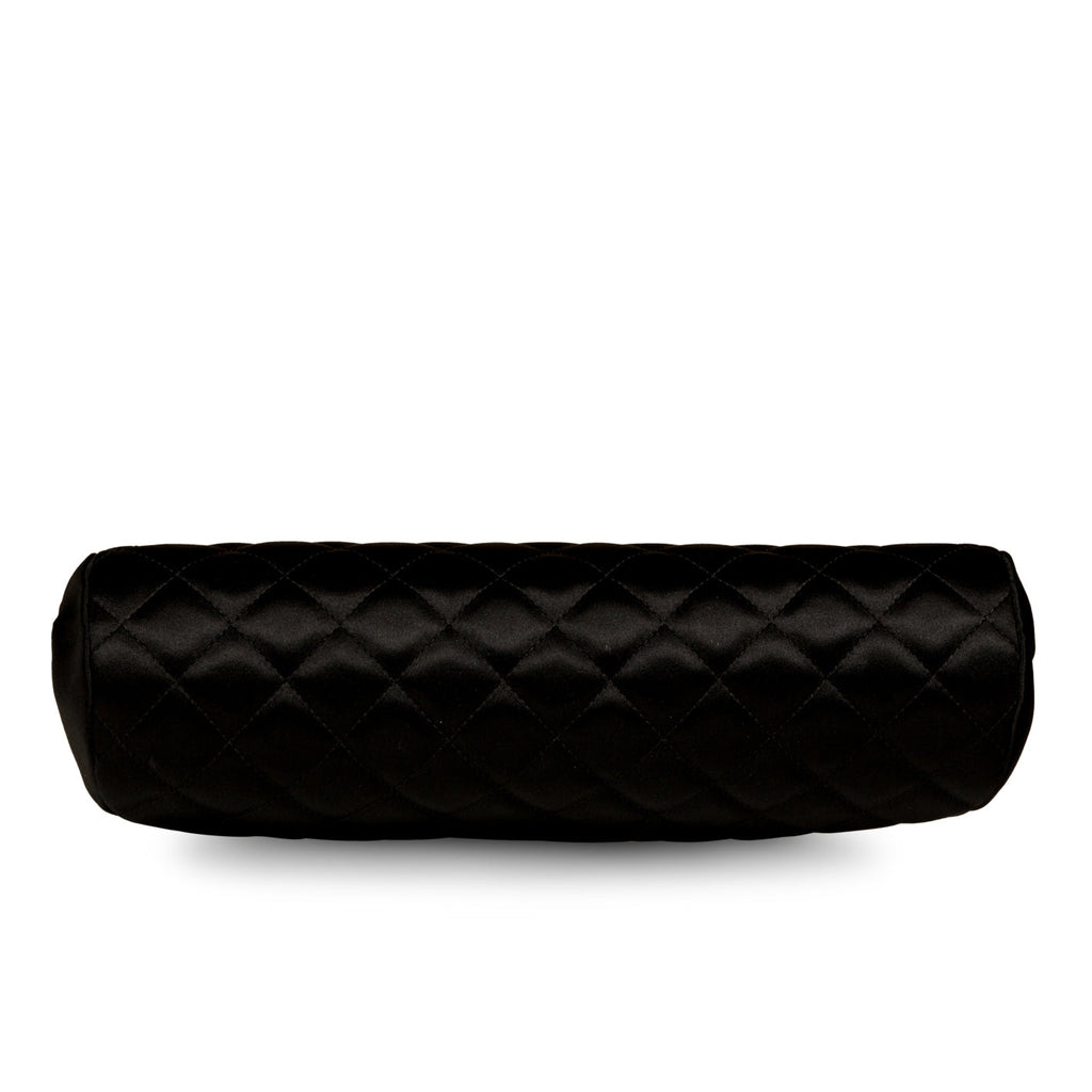 Chanel Timeless Satin Half Moon Clutch