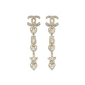 CHANEL STAR AND HEART CC DANGLE EARRINGS