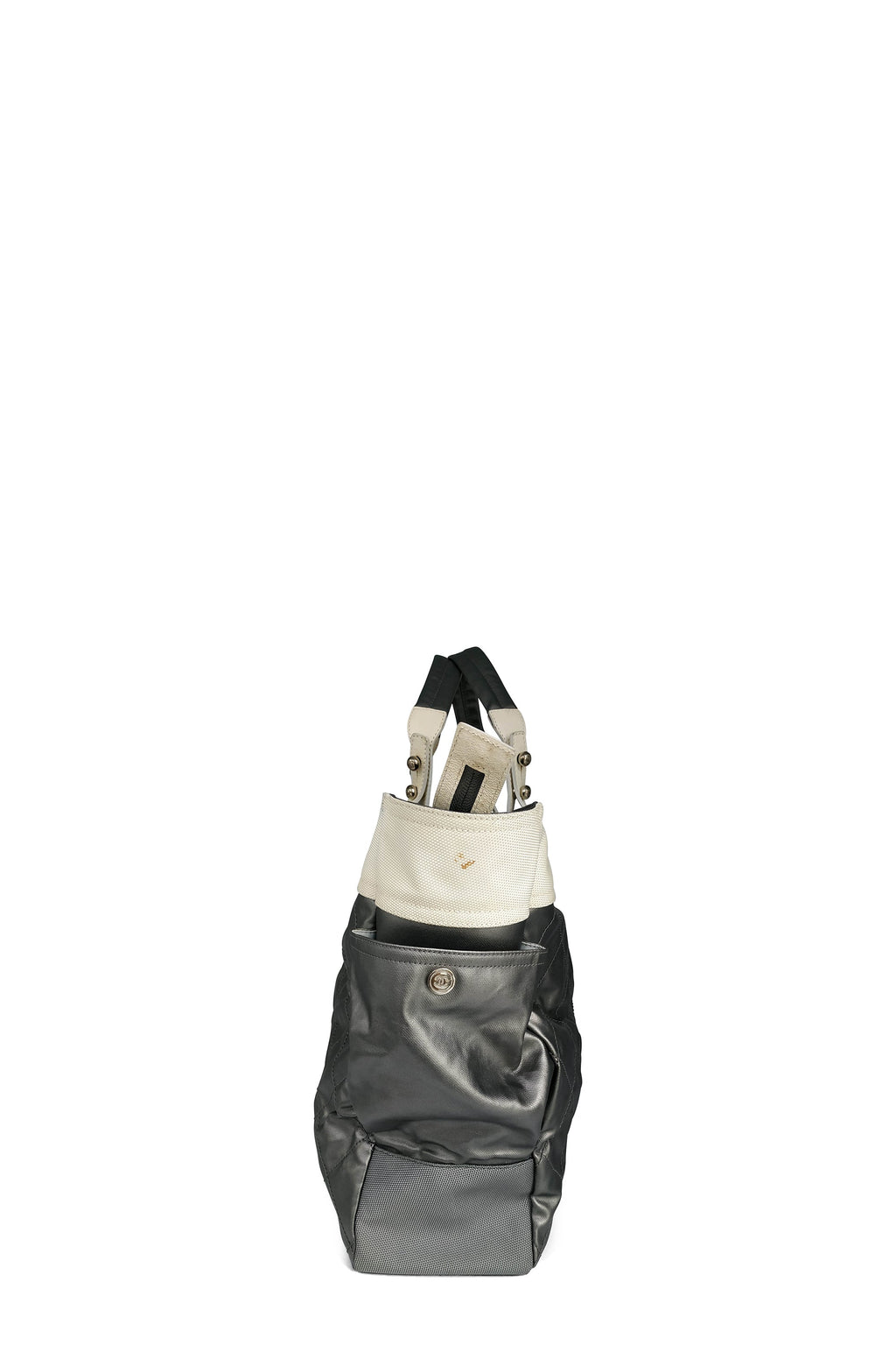 Large Paris-Biarritz Tote Off White Grey
