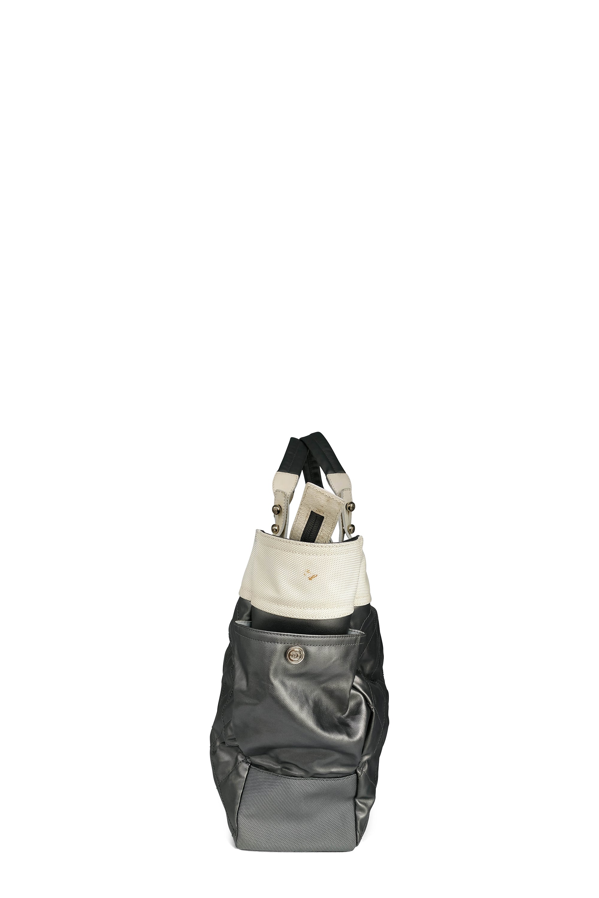 Large Paris-Biarritz Tote Off White Grey