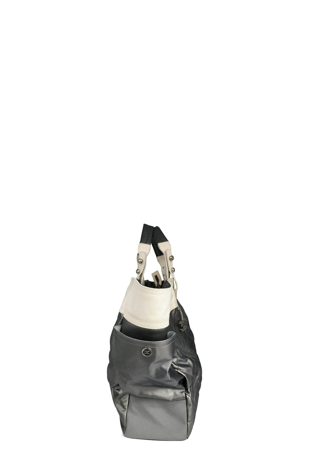 Large Paris-Biarritz Tote Off White Grey